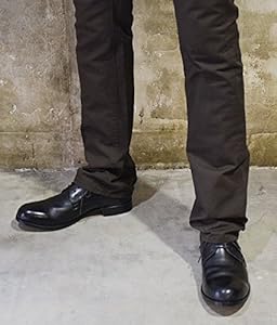 PADRONE パドローネ ダービープレーントゥシューズ40/25cm黒 PADRONE ビジネスシューズ パドローネ / DERBY PLAIN TOE SHOES